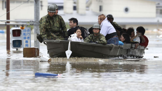 일본 폭우, 최소 44명 사망 행방불명 최소 50명