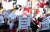 7일 오후 서울 종로구 혜화역 인근에서 여성들이 불법촬영 편파수사 규탄 시위를 벌이고 있다. [연합뉴스]
