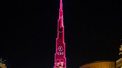 두바이 세계 최고 빌딩을 ‘엑소’로 채우다…“왕가 아닌 인물 처음”