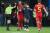 음바페는 월드컵 4강에서 시간끌기를 하다가 경고를 받았다. [AP=연합뉴스]