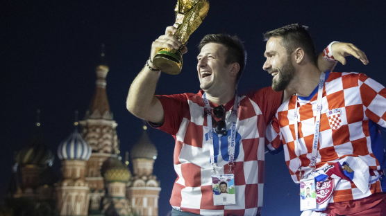 [서소문사진관] '발칸의 호랑이' 크로아티아, 월드컵 결승에