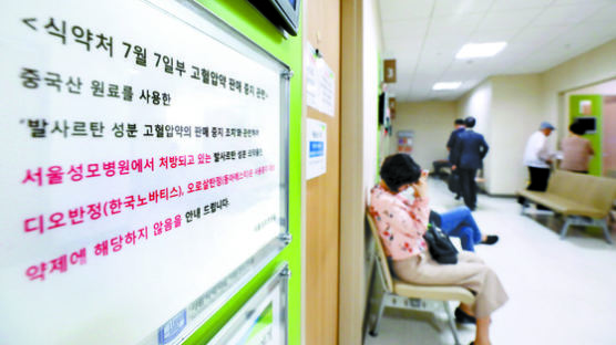 중국산 약원료 부실 관리, 고혈압약 사태 불렀다