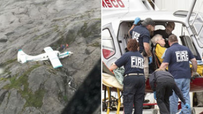 알래스카 산악 지대에 추락한 경비행기서 극적 생존한 11명