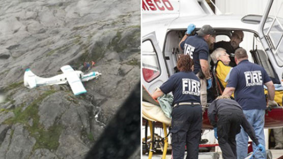 알래스카 산악 지대에 추락한 경비행기서 극적 생존한 11명
