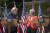 트럼프 미국 대통령과 메이 영국 총리가 13일 회담을 마친 후 공동 기자회견을 하고 있다. [AP=연합뉴스]