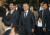 문재인 대통령이 의원 시절인 2013년 11월 18일 오전 박근혜 대통령의 국연설을 듣기 위해 국회 본회의장으로 들어가고 있다. [중앙포토]