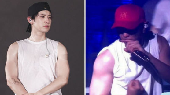 EXO's CHANYEOL Appears With Mind-blowing Bulked Up Arms