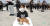 동물권 단체 동물해방물결, 동물을 위한 마지막 희망(LCA) 소속 회원들이 17일 오후 서울 광화문광장에서 열린 &#39;2018 황금개의 해 복날추모행동&#39;에서 농장에서 폐사한 개 사체로 추모 퍼포먼스를 하고 있다. [뉴스1]