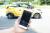 한국전자통신연구원 연구원이 스마트폰 앱을 통해 자율주행차를 호출하고 있다. [사진 ETRI]