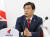 자유한국당 여의도연구원장으로 내정된 김선동 의원이 19일 오후 국회에서 열린 기자회견에서 소감을 밝히고 있다. [연합뉴스]