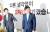 김성태 자유한국당 대표 권한대행(왼쪽)이 6월 26일 국회에서 김관영 신임 바른미래당 원내대표의 예방을 받았다.