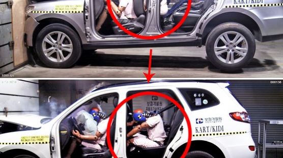[사진] 뒷좌석 안전띠 안 매면 중상 위험 3배