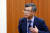 김학현 전 공정거래위원회 부위원장이 지난해 국회 국정감사에 증인 출석해 의원 질의에 답하고 있다. [뉴스1]