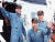 무사 귀환한 미 우주선 아폴로 13호 승무원들. [미 항공우주국(NASA)]