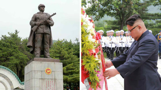 정전 65주년에 마오쩌둥 장남묘 찾은 김정은…더 밀착하는 북·중