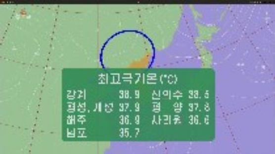 북한도 ‘기상 관측이래 역대 최고 기온’ 기록…강계 38.9도