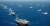 다국적 연합훈련인 ‘2012 림팩(환태평양)’에 참가한 함정들이 7월 28일 미국 하와이 인근 해상에서 기동훈련을 하고 있다. [사진제공=해군]  
