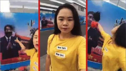 시진핑 초상화에 먹물 뿌린 女, 정신병원에 강제 수용