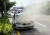 지난 4일 전남 목포시 옥암동 인근 도로를 주행하던 김모씨의 BMW 520d 차량에서 불이 나 119에 의해 19분 만에 진화됐다. [사진 목포소방서] 