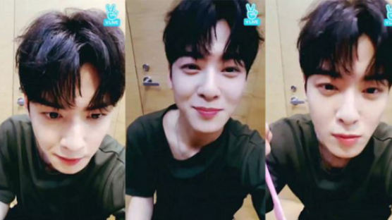 ASTRO's CHA EUN WOO Gave a Good Scolding to His Teenage Fan Who Gave up Her School Exam to See His V LIVE