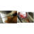지난 4일 인터넷 커뮤니티 워마드에 흉기로 고양이를 위협하는 사진(왼쪽)과 피로 추정되는 액체를 담은 그릇 사진(오른쪽)이 올라와 논란이 일었다. [워마드 캡쳐]