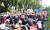 여성단체 회원들이 지난 5월 홍익대 누드 크로키 수업 몰카 사건 피해자가 남성이어서 경찰이 강경수사를 한다며 항의 집회를 열었다. [연합뉴스]