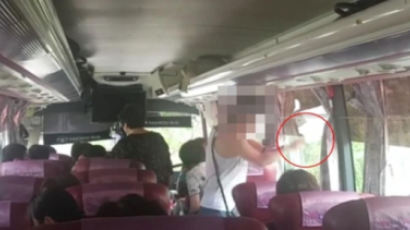 “버스 문 열어달라” 탈출용 망치로 난동 피운 30대男