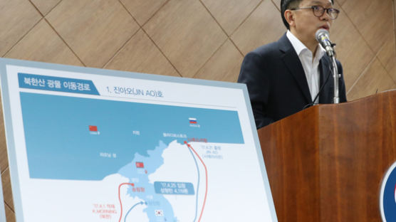 북한 석탄 밀반입 선박, 한국서 ‘신분등록’