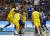 지난달 2일 열린 FIBA 월드컵 아시아-오세아니아 예선 경기에서 집단 난투극이 벌어진 필리핀-호주 경기. [AP=연합뉴스]