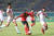 황의조가 15일 인도네시아 반둥에서 열린 2018 자카르타·팔렘방 아시안게임 U-23 남자축구 대한민국과 바레인의 조별리그 1차전에서 골을 넣고 있다. [뉴스1]