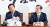 자유한국당 김성태 원내대표(왼쪽)가 16일 오전 국회에서 열린 비상대책회의에서 발언을 하고 있다. 임현동 기자 