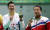 리우 올림픽 사격 50m 권총에서 금메달을 딴 진종오(왼쪽)와 동메달을 땄던 북한의 김성국. [올림픽사진공동취재단]