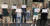 이집트 난민 신청자들이 19일 오후 서울 종로구 효자치안센터 앞에서 난민 지위 인정을 촉구했다. [연합뉴스] 