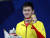 19일 열린 아시안게임 수영 남자 자유형 200m에서 우승한 중국 수영 간판 쑨양. [AP=연합뉴스]