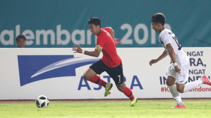 약체에 연이은 졸전...아시안게임에서 힘겨운 한국 축구