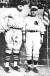 1934년 미·일 올스타 전에 출전한 ‘전설의 홈런왕’ 베이브 루스(왼쪽)와 이영민. [사진 한국야구위원회]