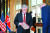 12일 싱가포르 북·미 정상회담 공동성명 서명식을 준비 중인 존 볼턴 국가안보보좌관. [AFP=연합뉴스]