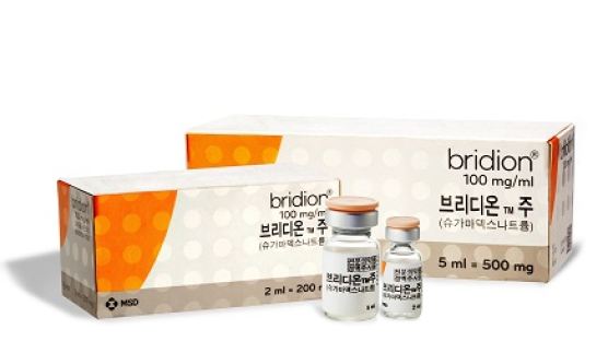 한국 MSD 새로운 마취약 국내 발매