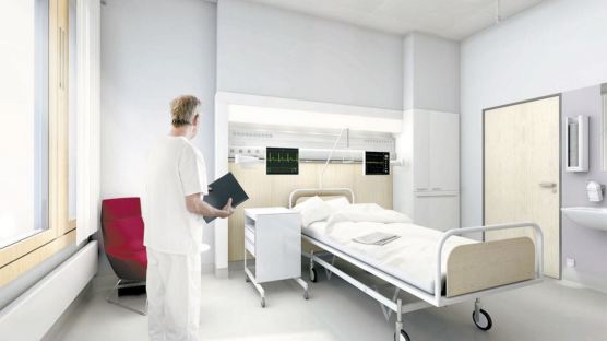 모든 병실 1인실, 테마별 치료, 수술에 집중 '미래병동' 떴다