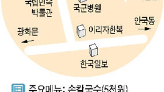 [맛집 풍경] 경복궁 앞 '북촌 칼국수'