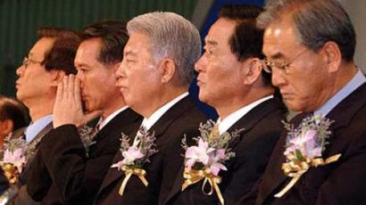 [사진] 한나라당 경선 패자들