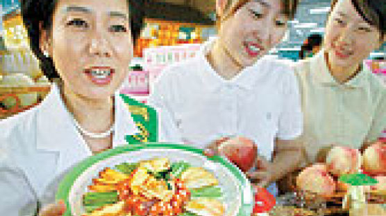 [사진] '건강 만점' 복숭아 요리