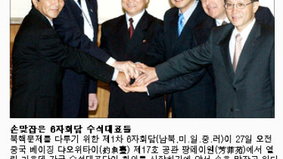 [6자회담 첫날] 북한, 核폐기 4단계안 제시