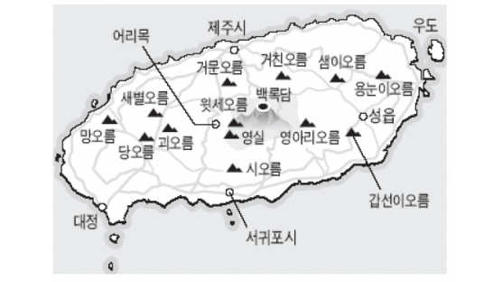 [유홍준 교수의 국토박물관 순례] 7. 한라산의 기생화산 윗세오름