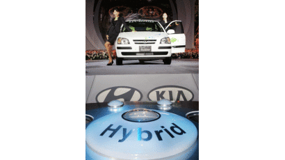 [사진] 국내 첫 하이브리드 차량