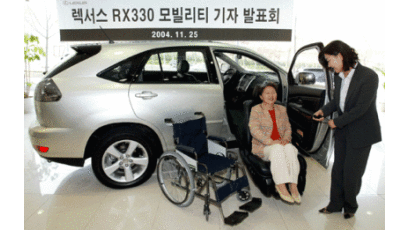 [사진] 한국도요타, 노약자.장애인용 차량 출시