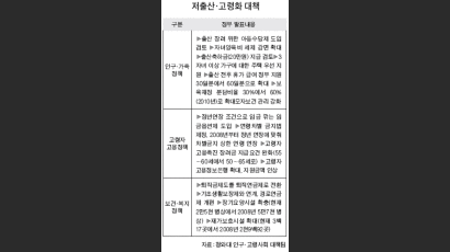 [정부 고령화 사회 대책] 정부 발표 주요 내용