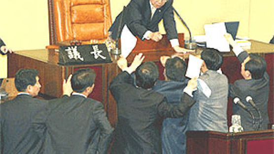 국회 선거법 처리 무산