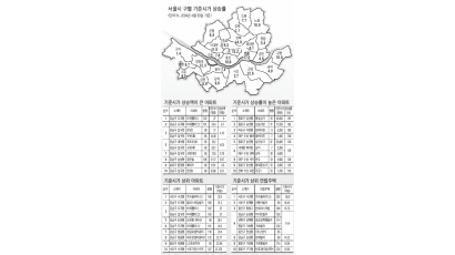 [기준시가 얼마나 올랐나] 서울 가구당 평균 2033만원 상승
