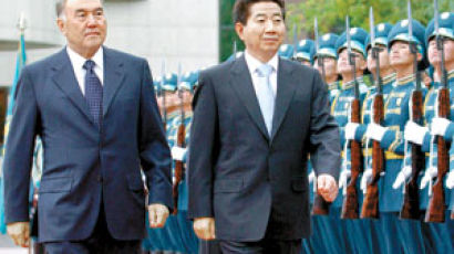 한국, 카자흐 원유개발 참여 "7억~8억 배럴 확보"